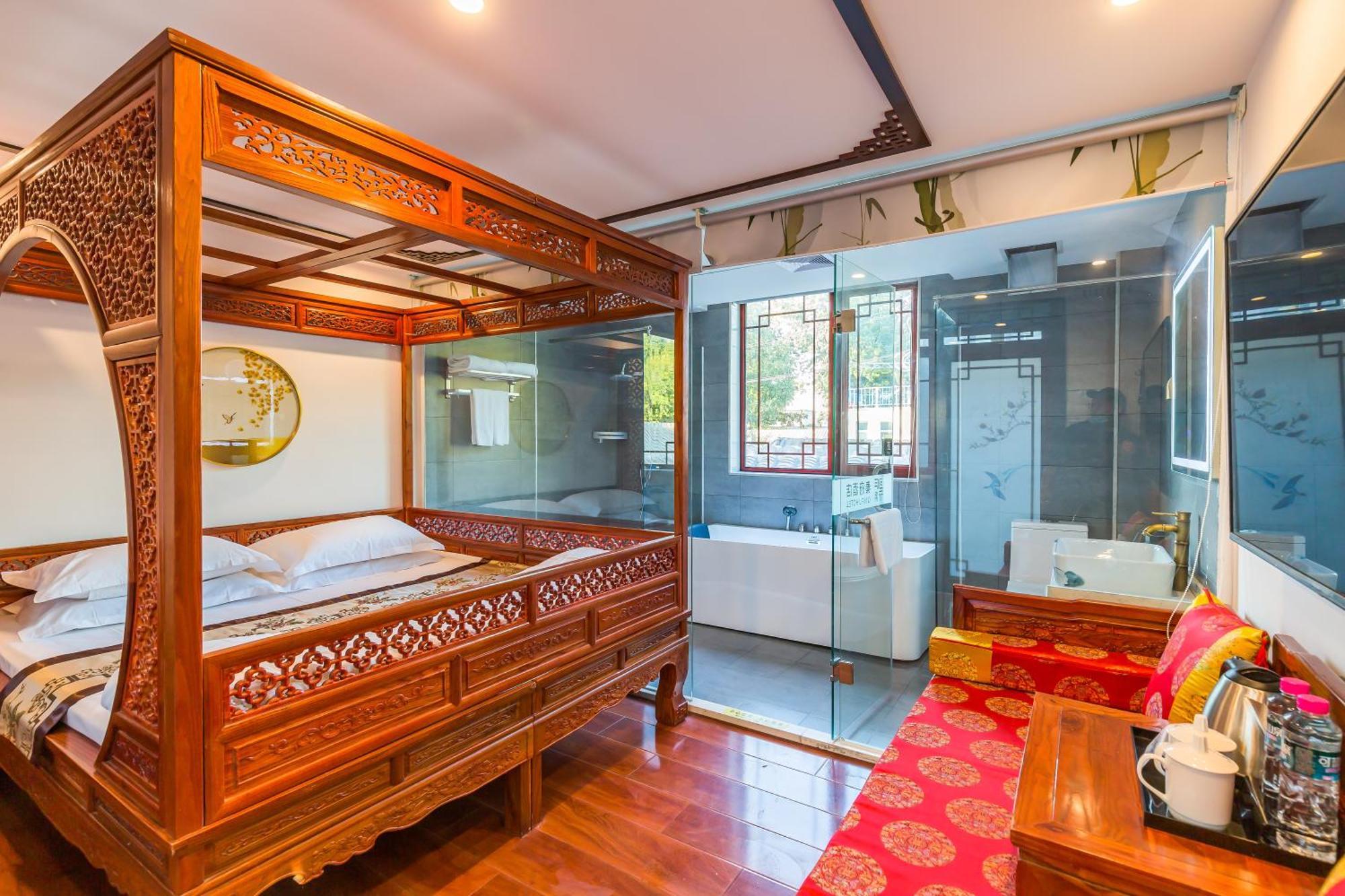 Qinfu Hotel Beijing Nanluogu Lane Houhai מראה חיצוני תמונה