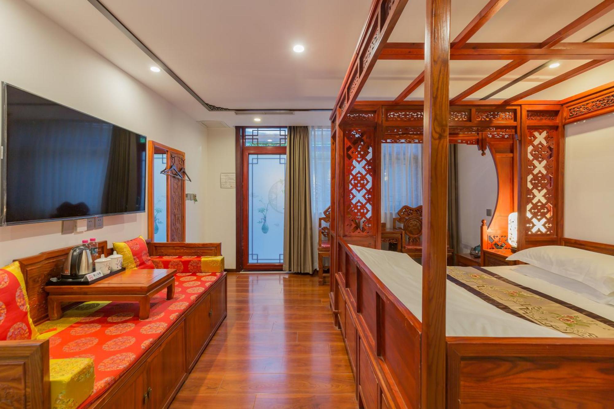 Qinfu Hotel Beijing Nanluogu Lane Houhai מראה חיצוני תמונה